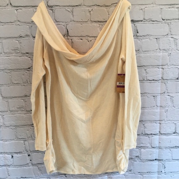 RACHEL Rachel Roy Off-Shoulder Long Sleeve White Sweater NWT - Picture 5 of 6